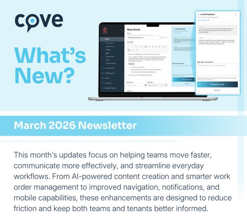 March 2026: Introducing CoveAI for Tenant Experience and Operations · figure 1