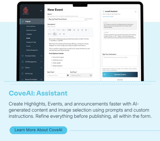 March 2026: Introducing CoveAI for Tenant Experience and Operations · figure 2
