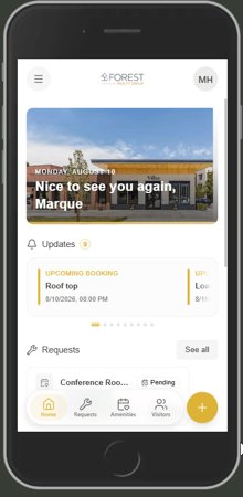 Visitt+ Work Orders: Create and track requests · figure 1