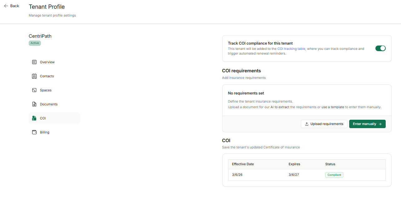 Visitt: structured tenant compliance